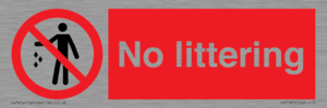 No littering